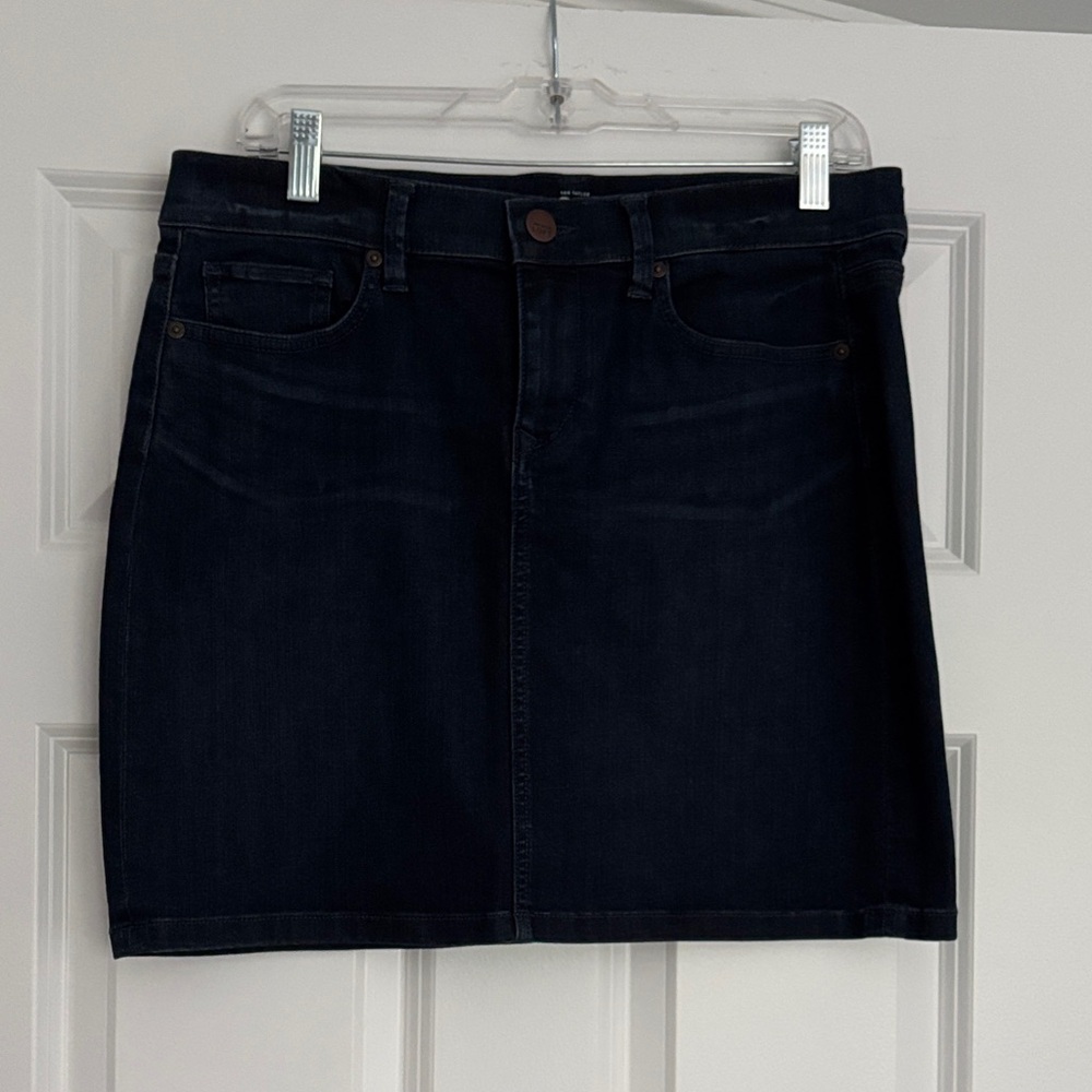 LOFT Dark Blue Mini Skirt